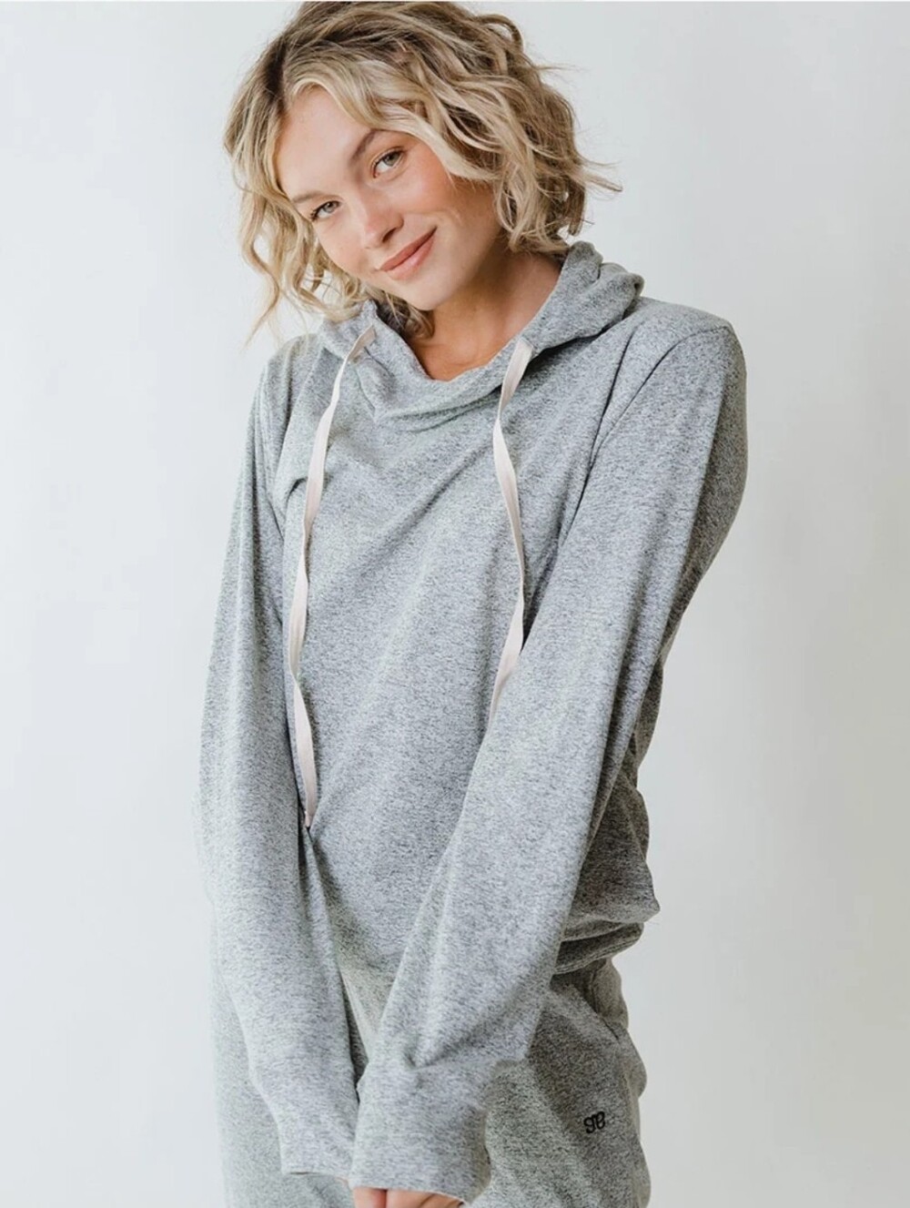 Albion Fit Travel Hoodie Heather Gray Size Large